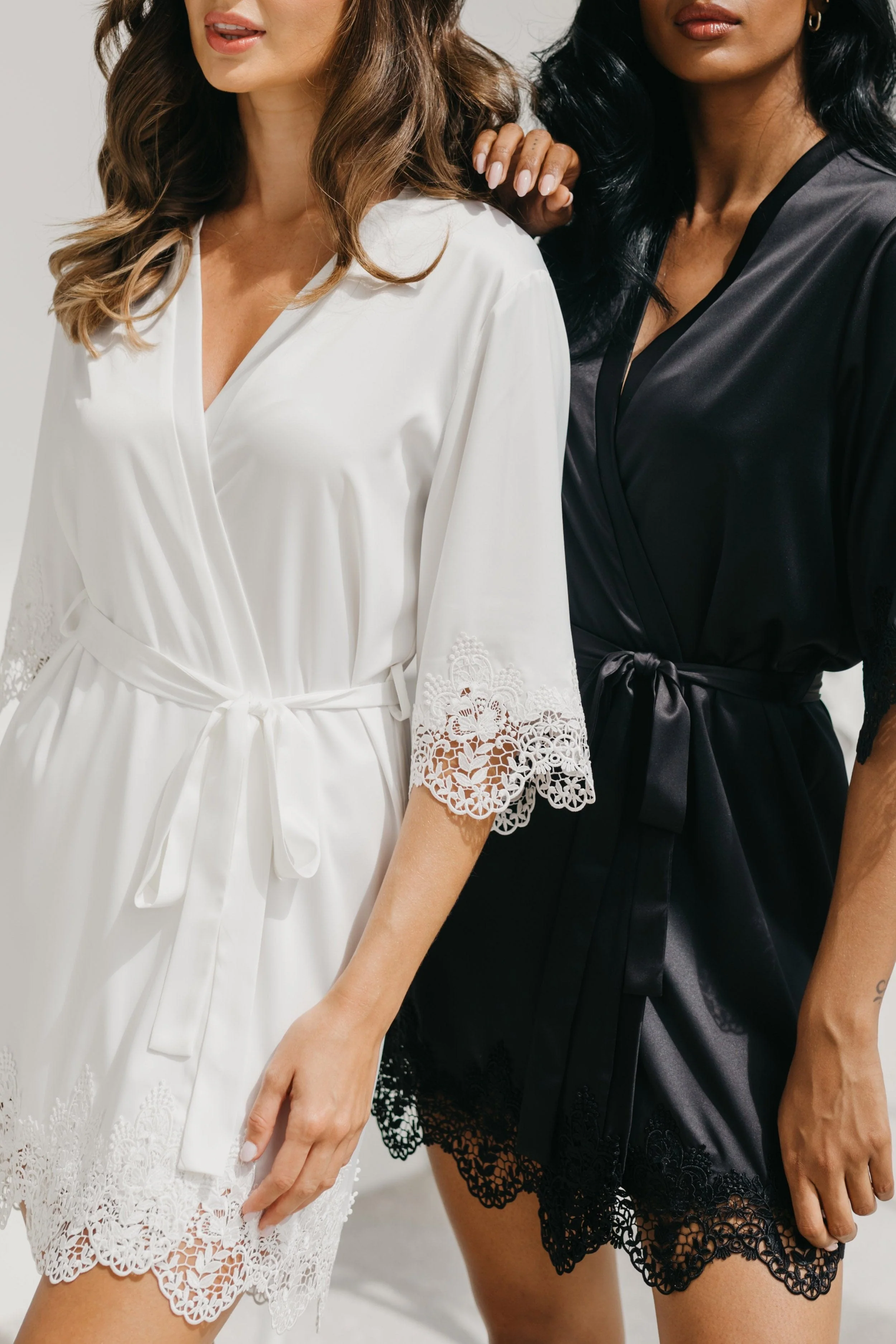 Chiara Lace Trim Robe - Image 20
