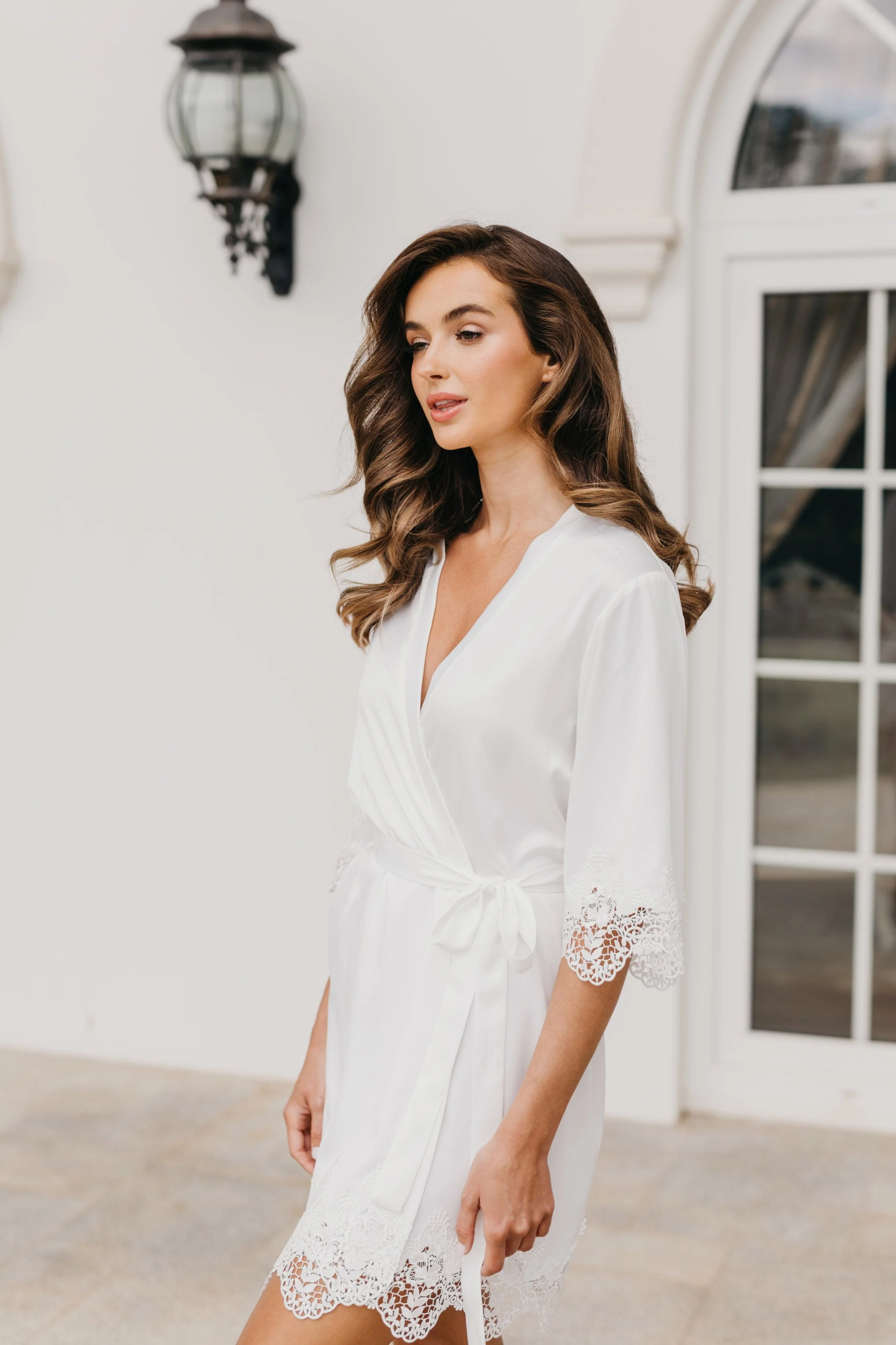 Chiara Satin Trim Robe - Image 7