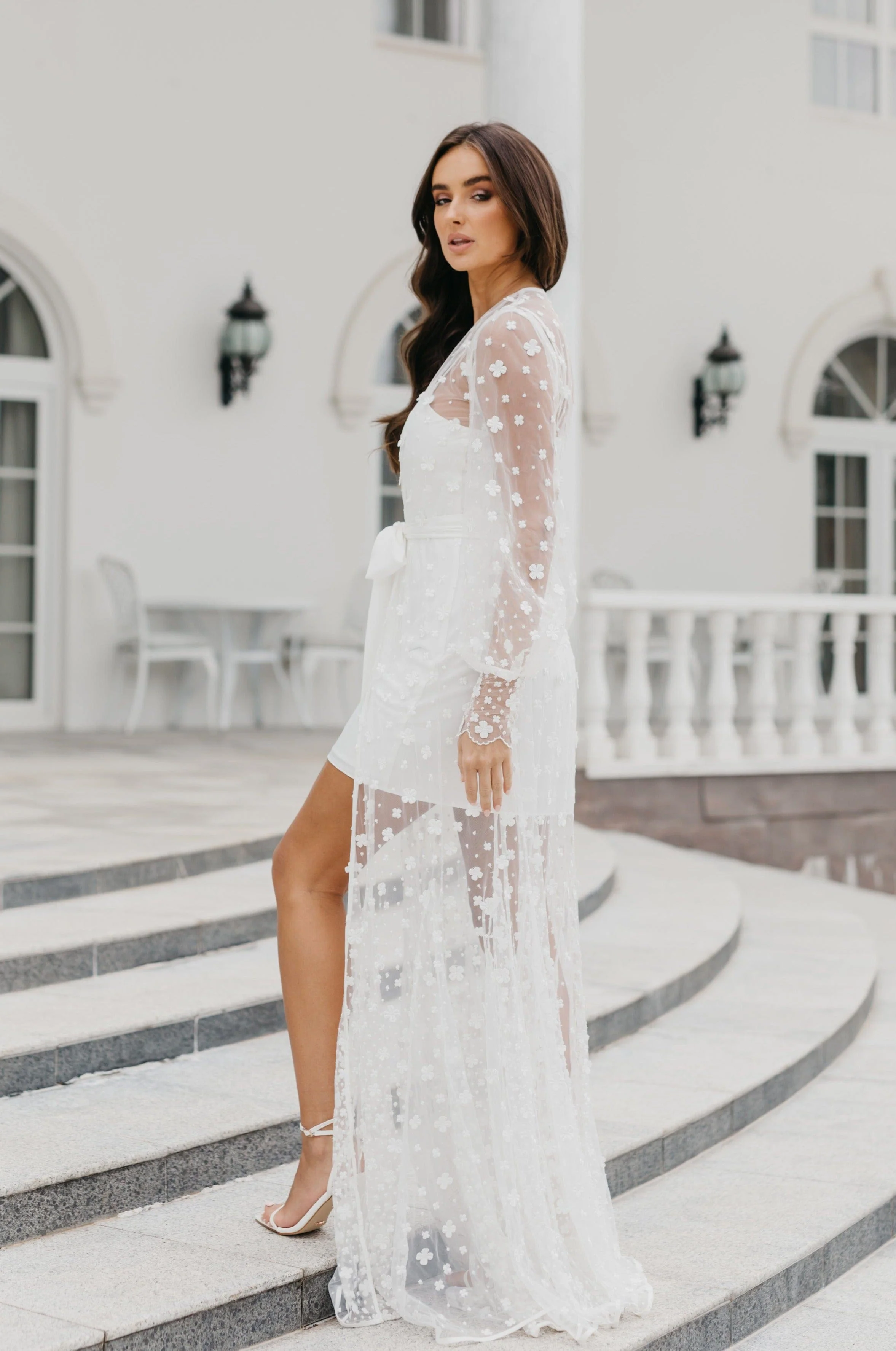 Imogen Forget Me Knot Lace Maxi - Includes Slip - Image 3