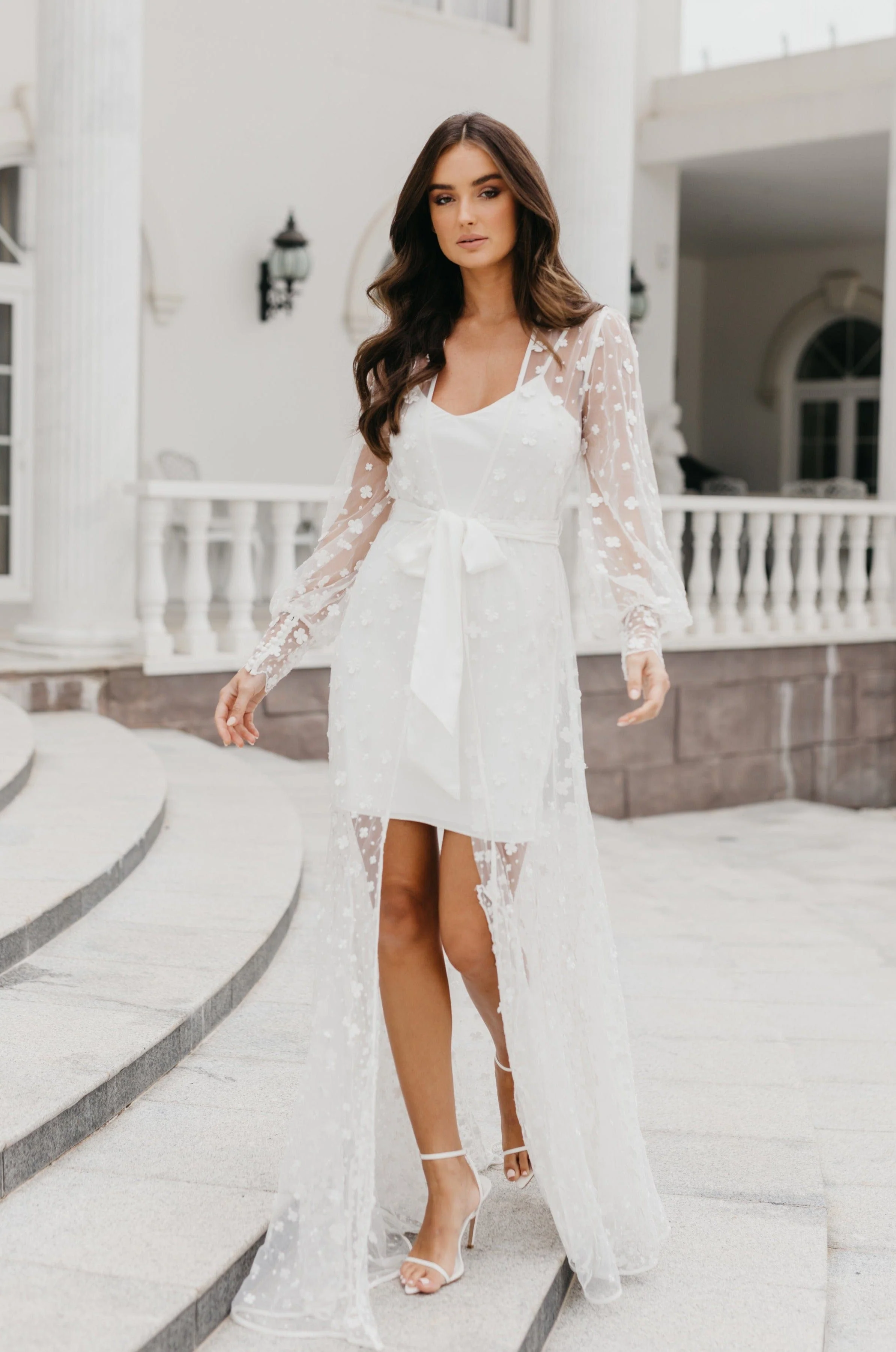 Imogen Forget Me Knot Lace Maxi - Includes Slip - Image 4