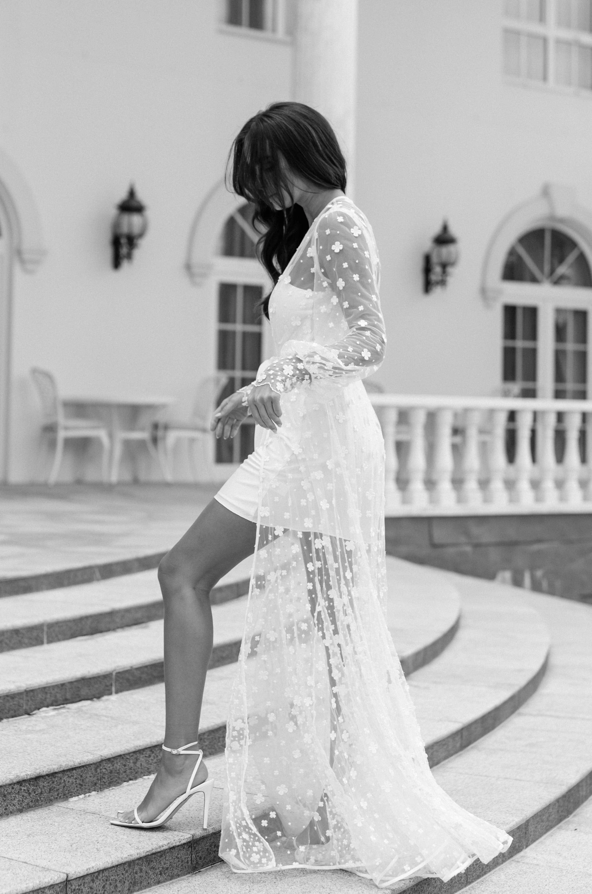 Imogen Forget Me Knot Lace Maxi - Includes Slip - Image 6