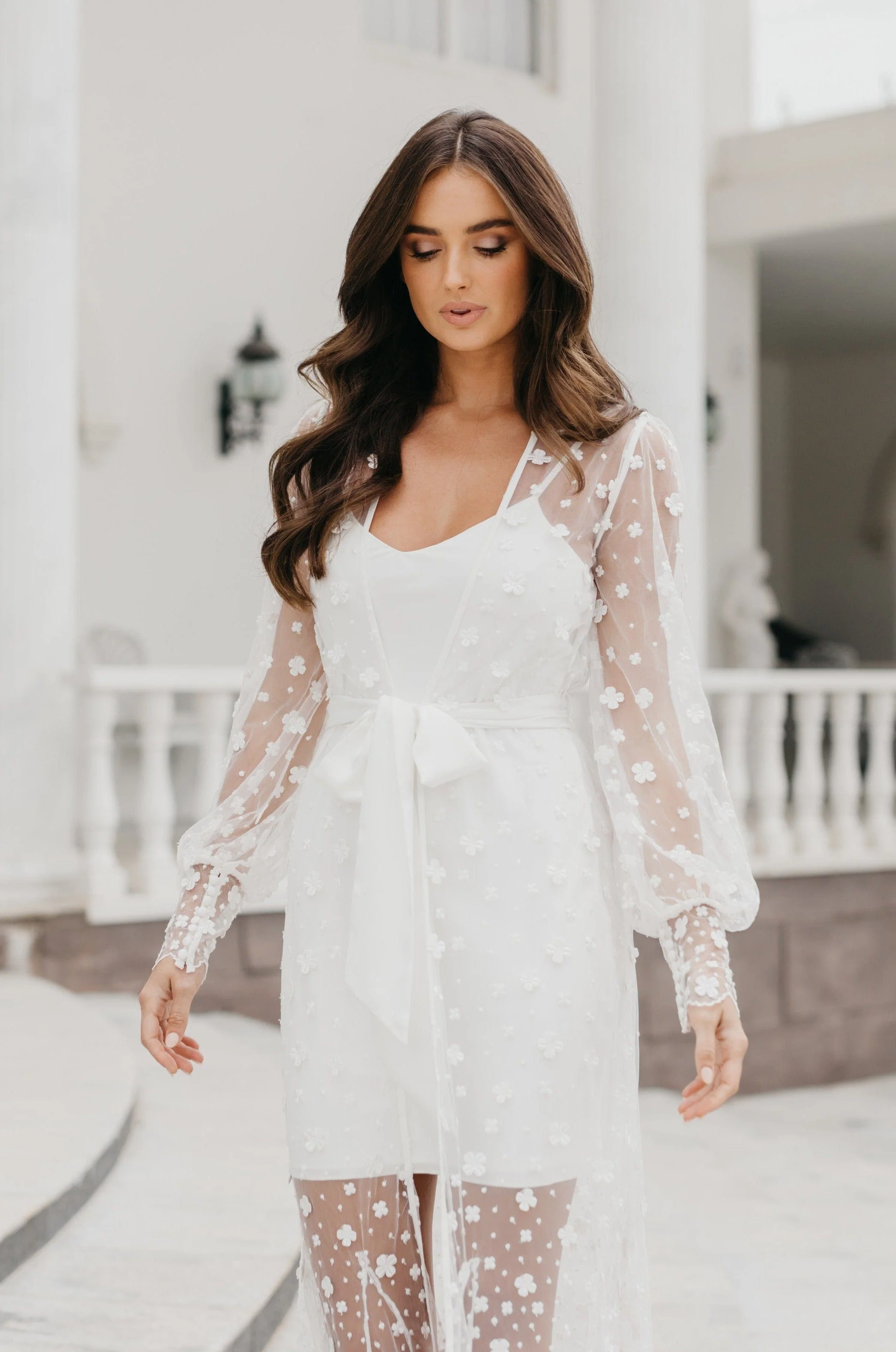 Imogen Forget Me Knot Lace Maxi - Includes Slip - Image 8