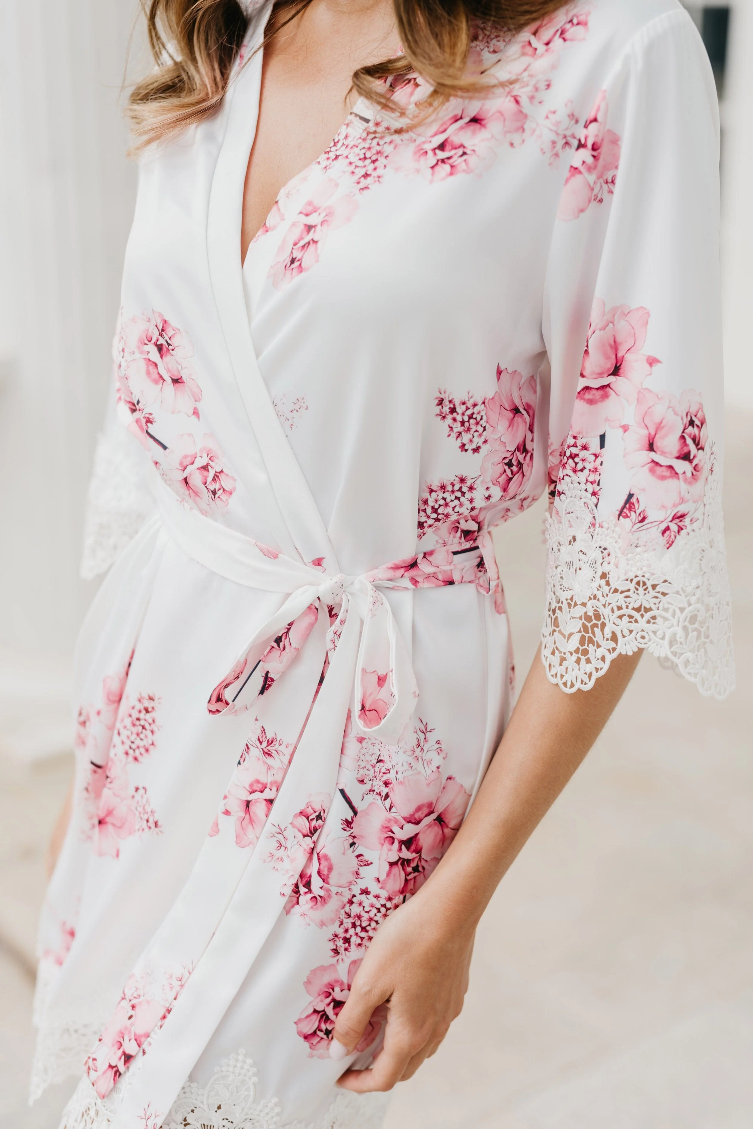 Ivana Bouquet De Fleur Printed Robe - Image 10