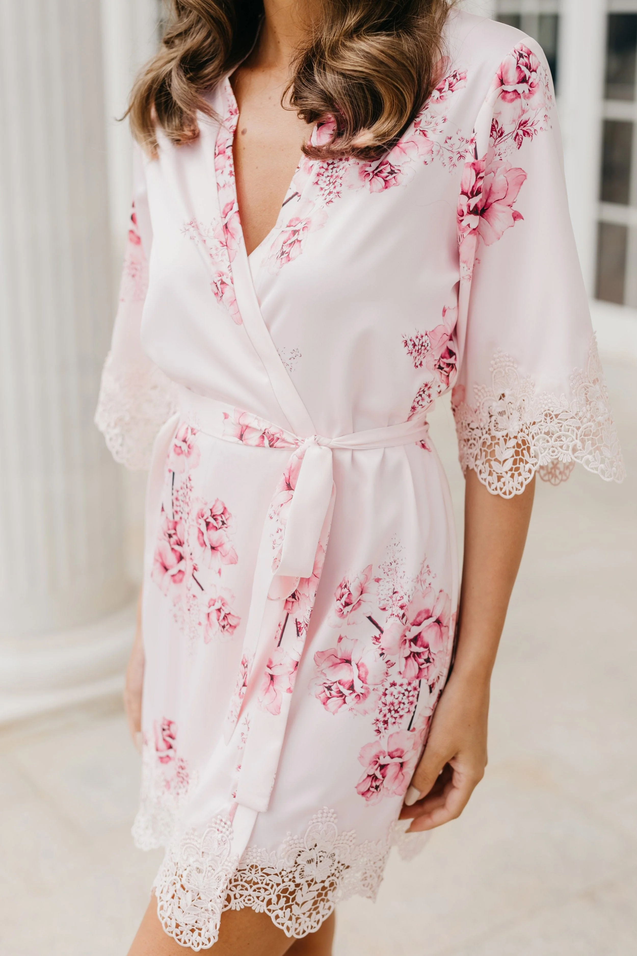 Ivana Bouquet De Fleur Printed Robe - Image 10