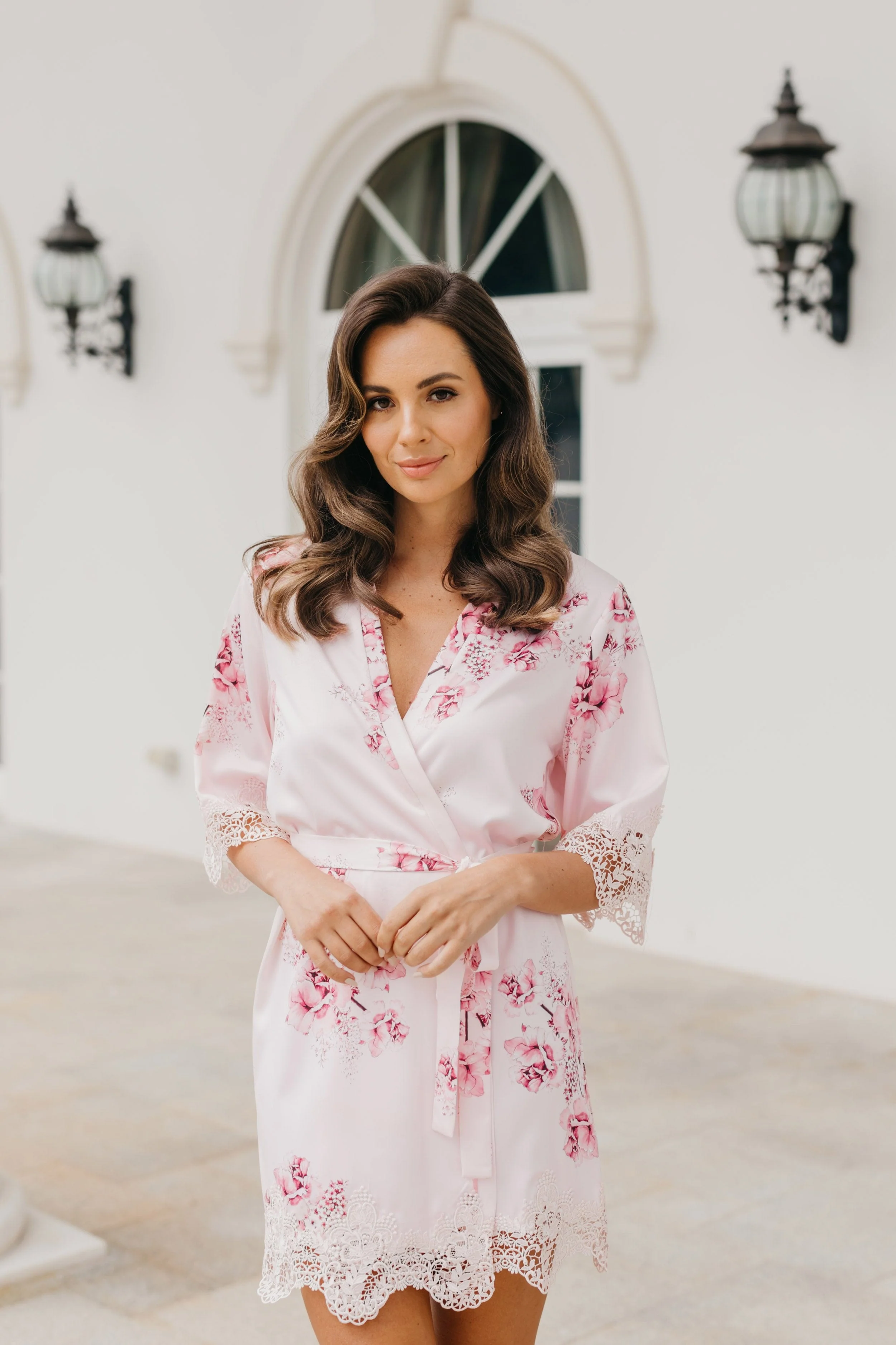 Ivana Bouquet De Fleur Printed Robe - Image 15