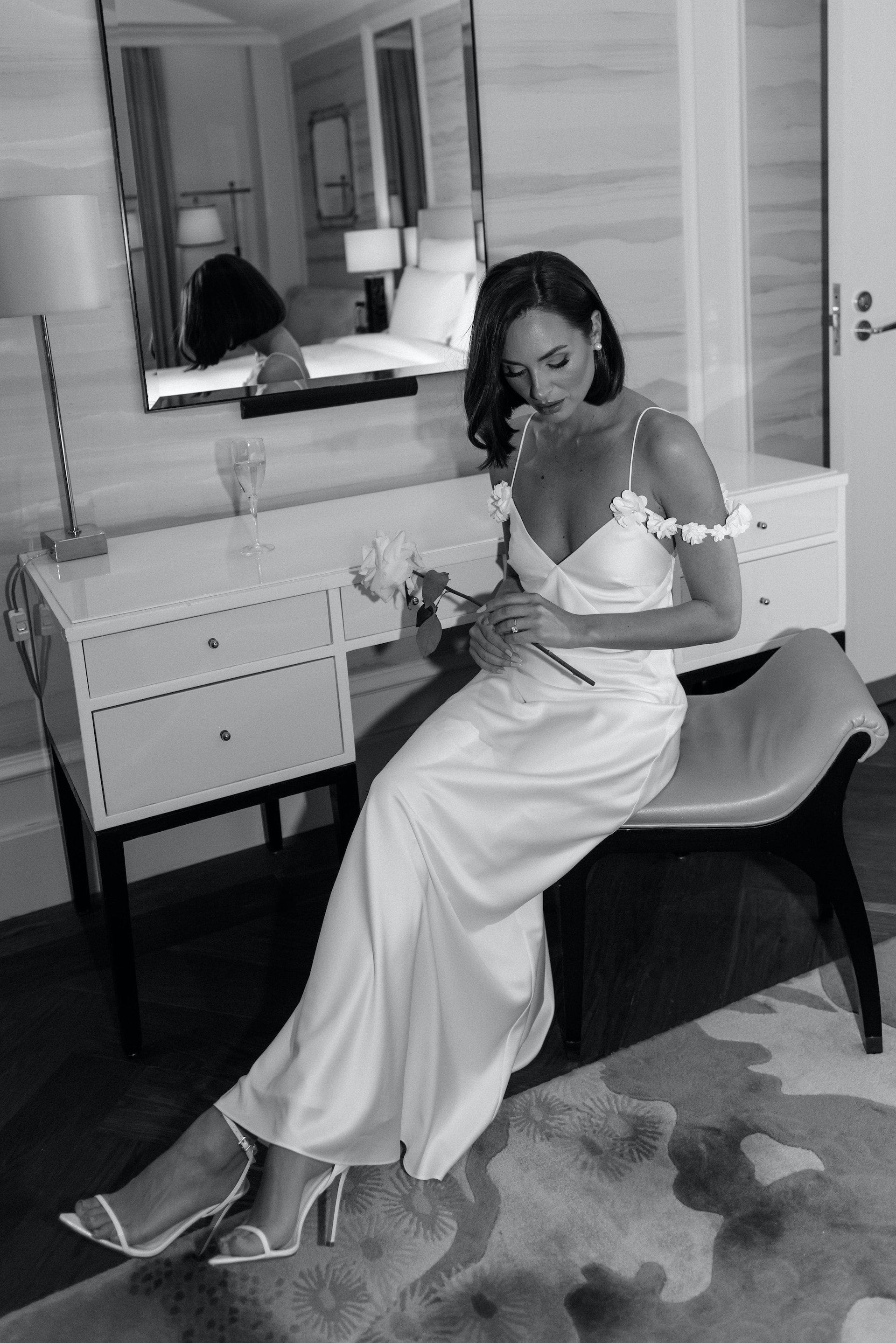 Ivy Floral Maxi Bridal Slip - Image 6