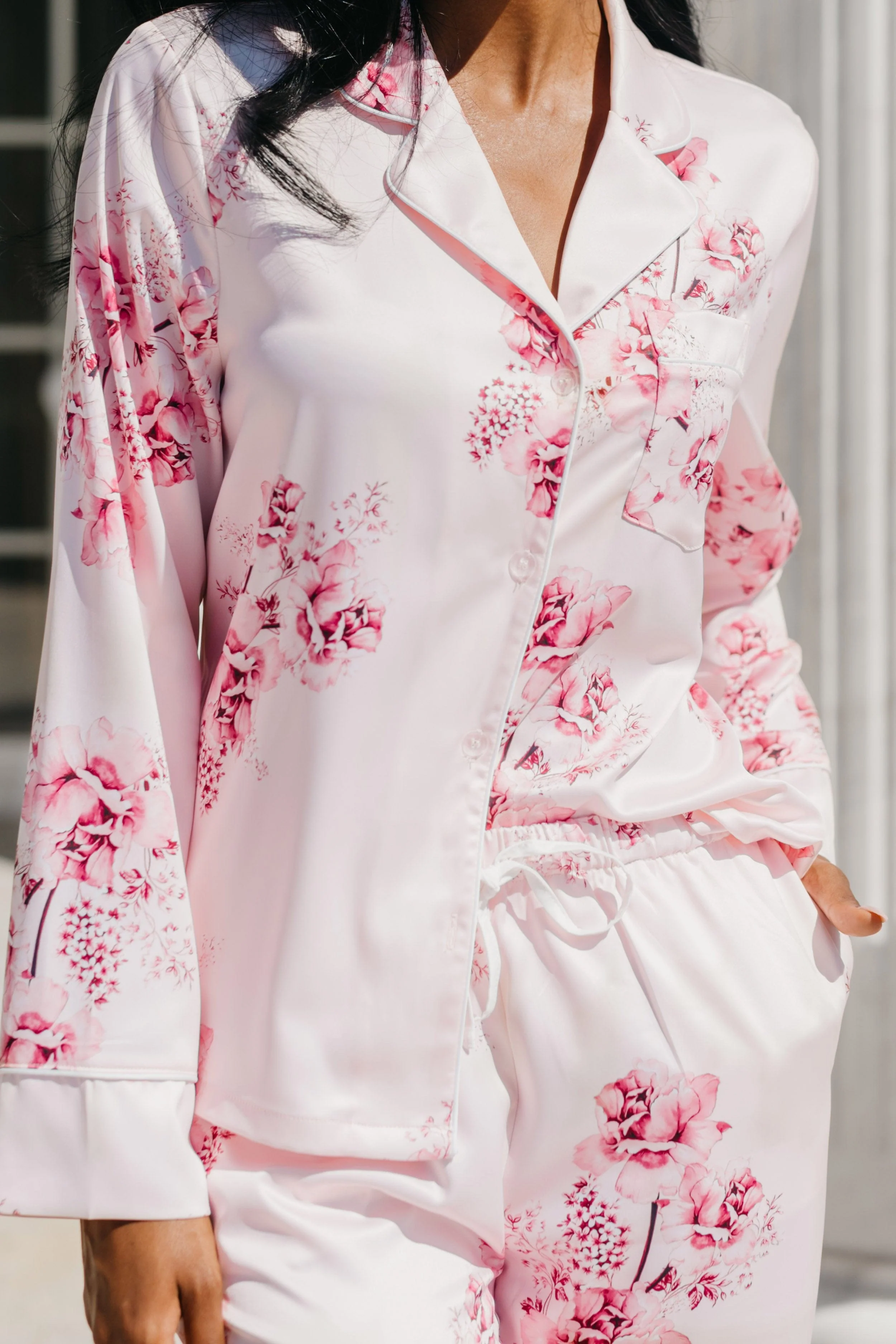 Katerina Bouquet De Fleur Printed PJ Set - Image 7