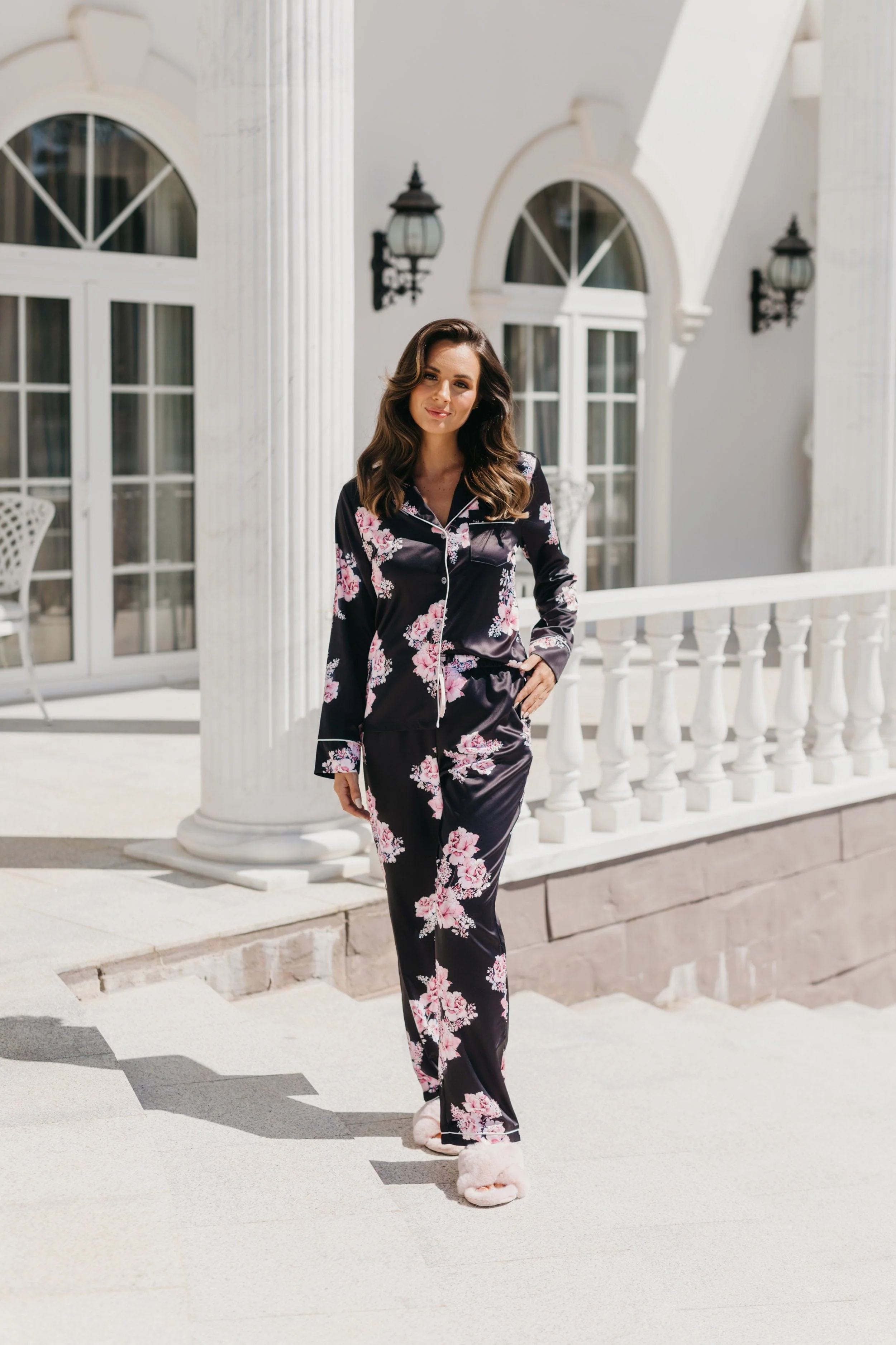 Katerina Bouquet De Fleur Printed PJ Set - Image 3