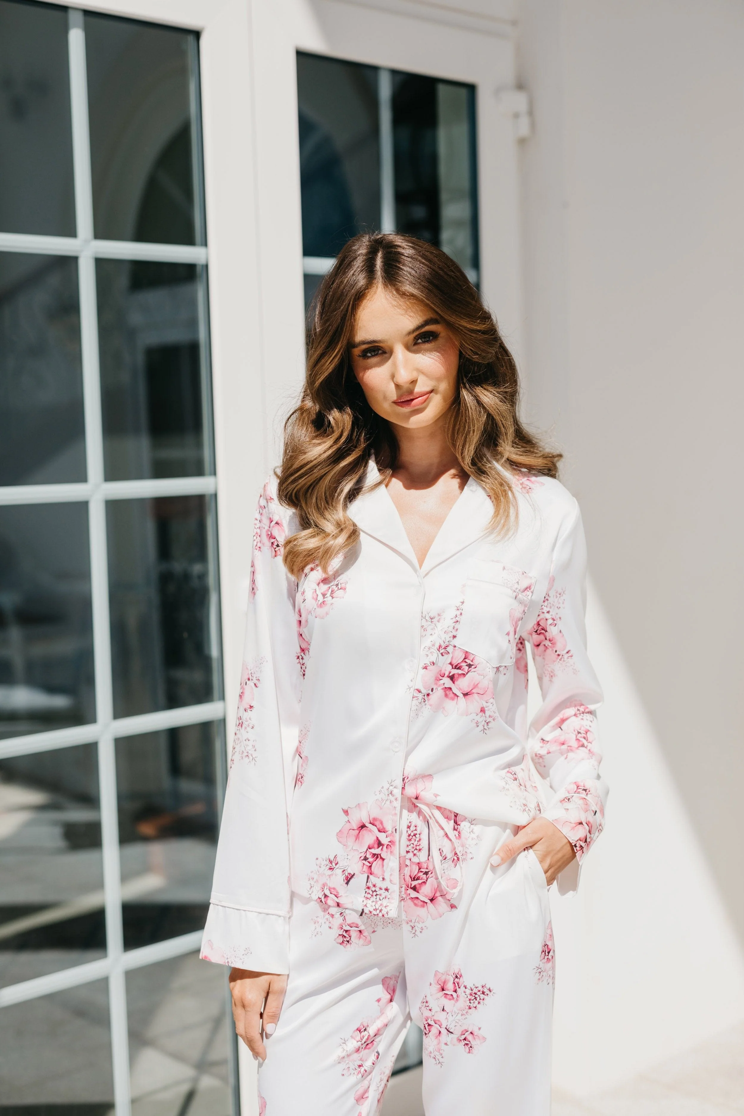 Katerina Bouquet De Fleur Printed PJ Set - Image 7