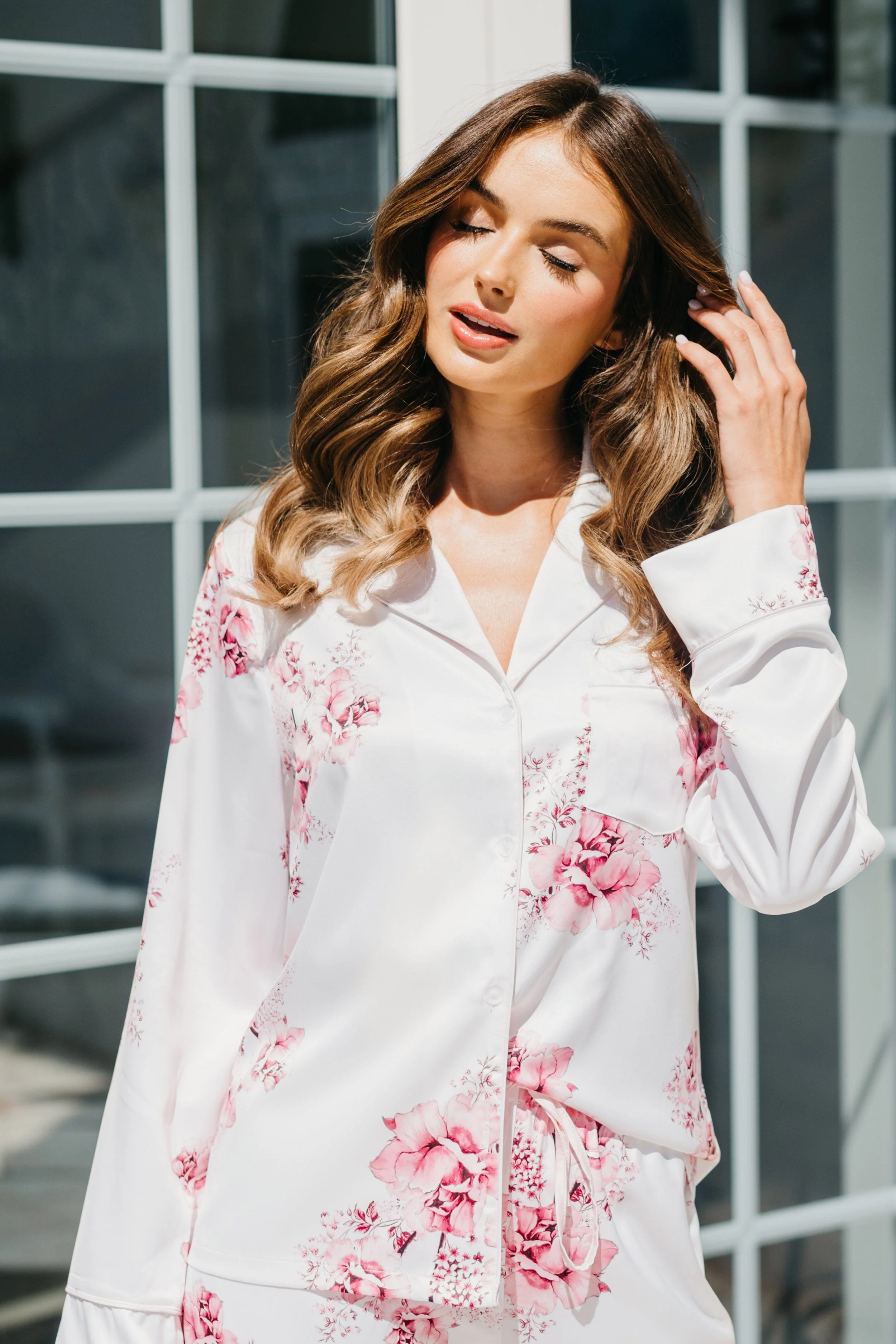Katerina Bouquet De Fleur Printed PJ Set - Image 9