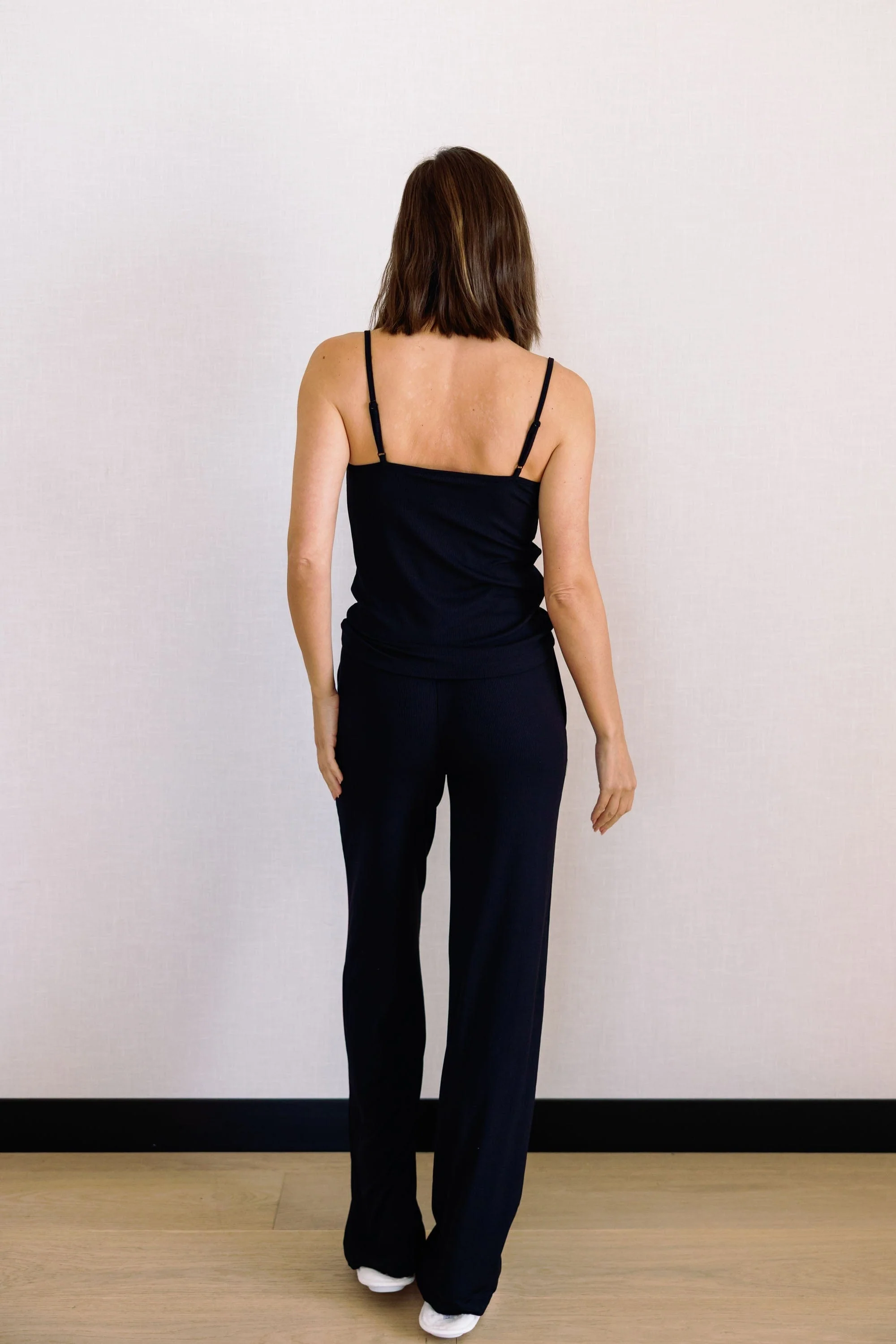 Colette Modal Cami and Pant Set in Black - Image 9