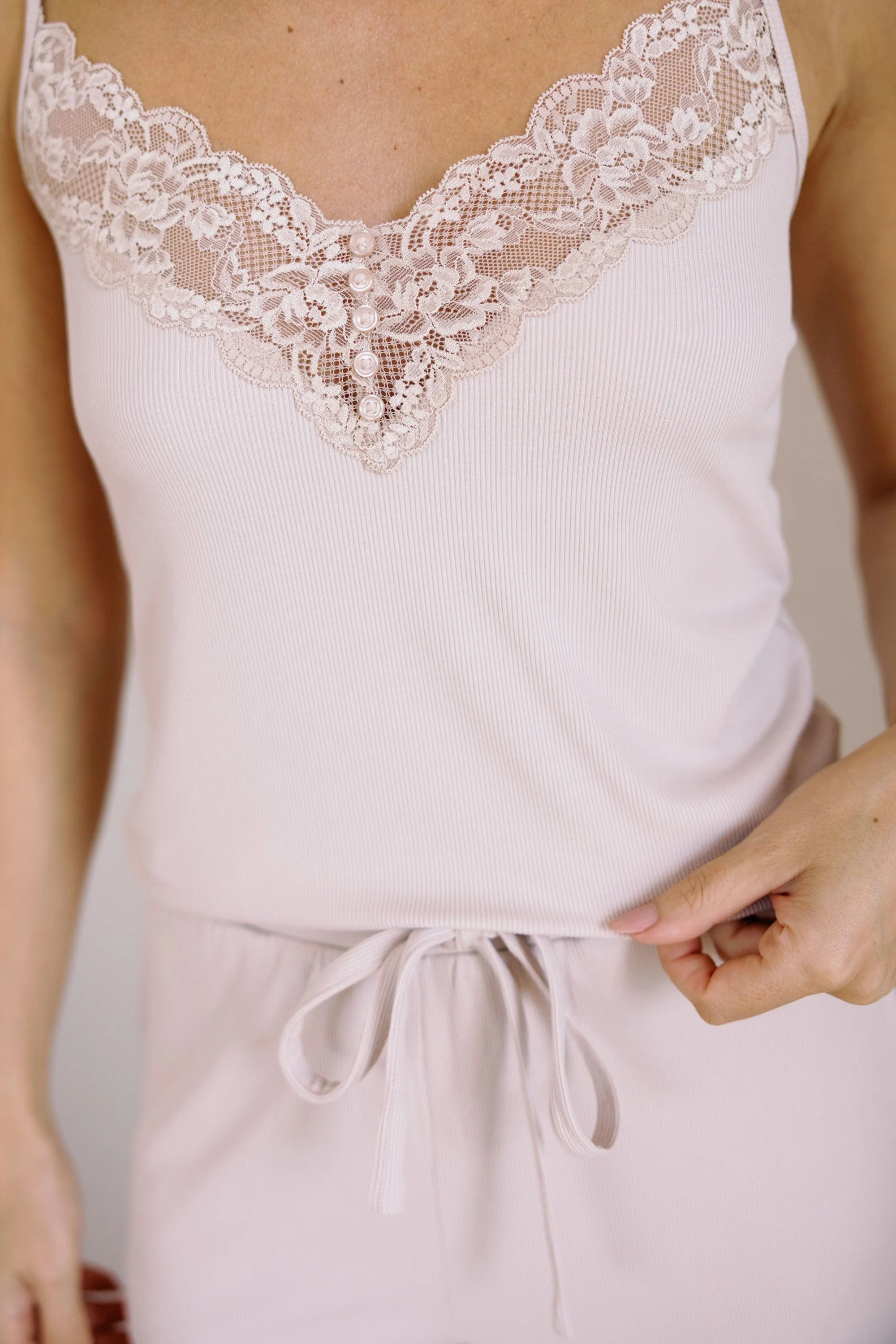 Colette Modal Cami and Pant Set in Champagne - Image 5