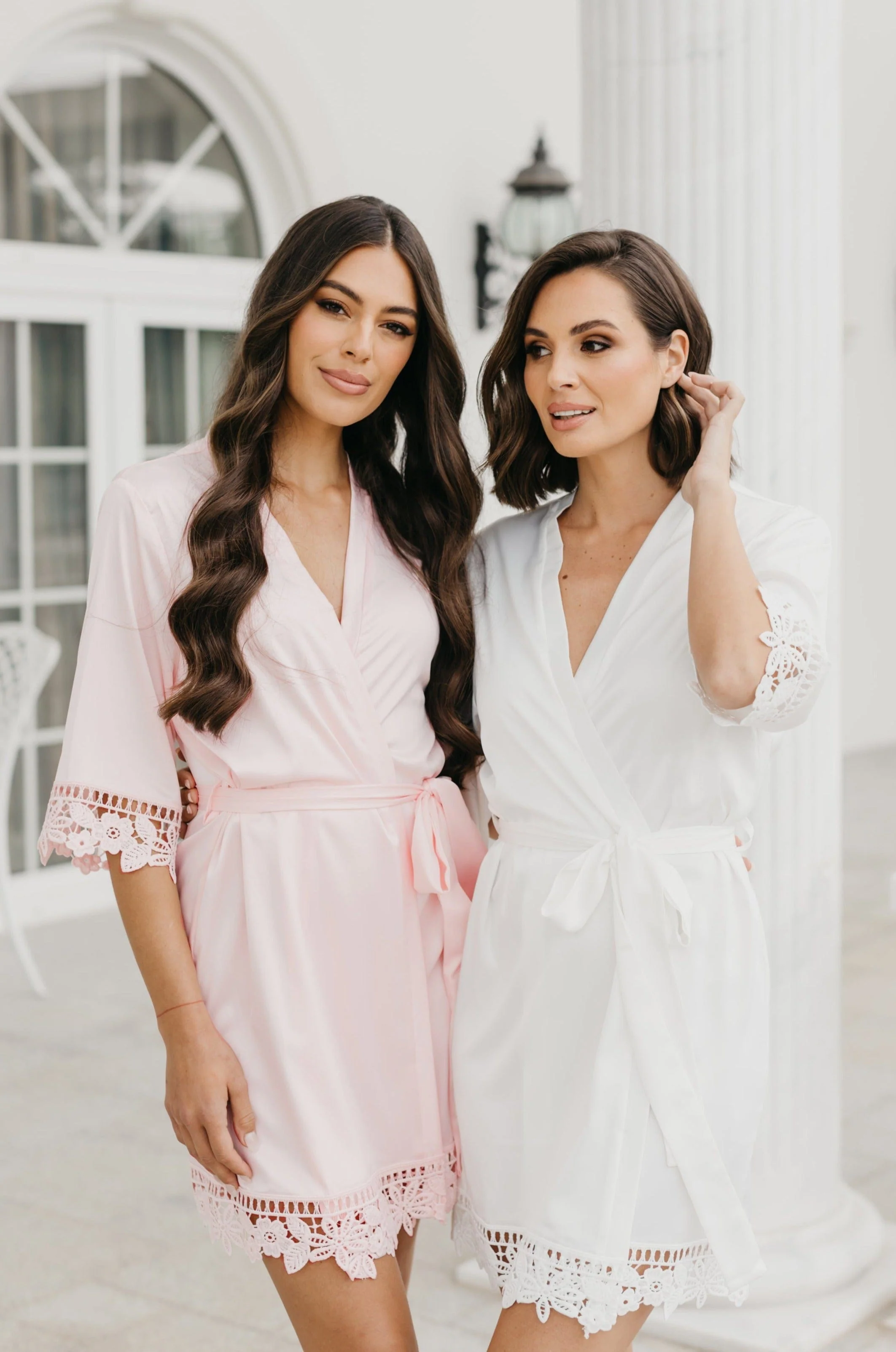 Lauren Lace Satin Robe - Image 10
