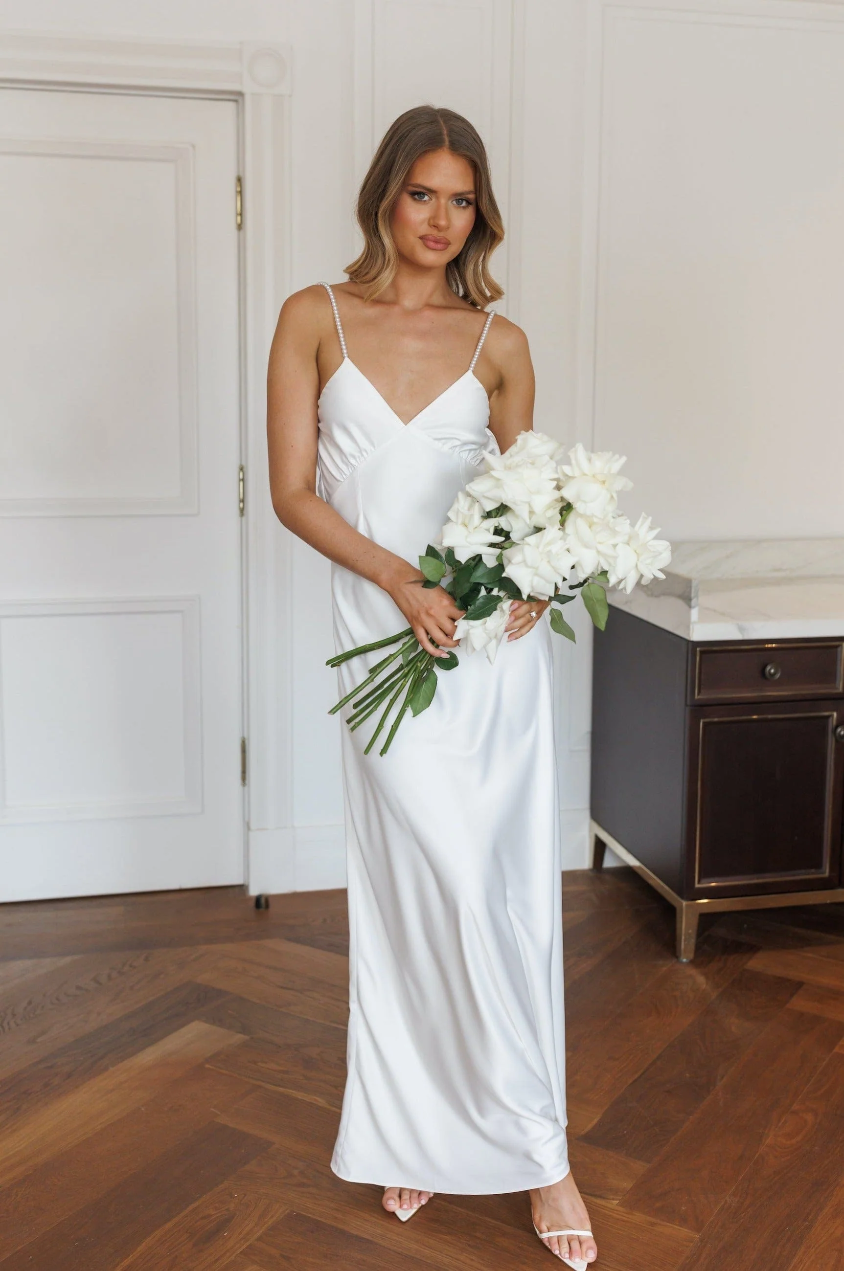 Lea Pearl Cowl Back Slip - Image 6