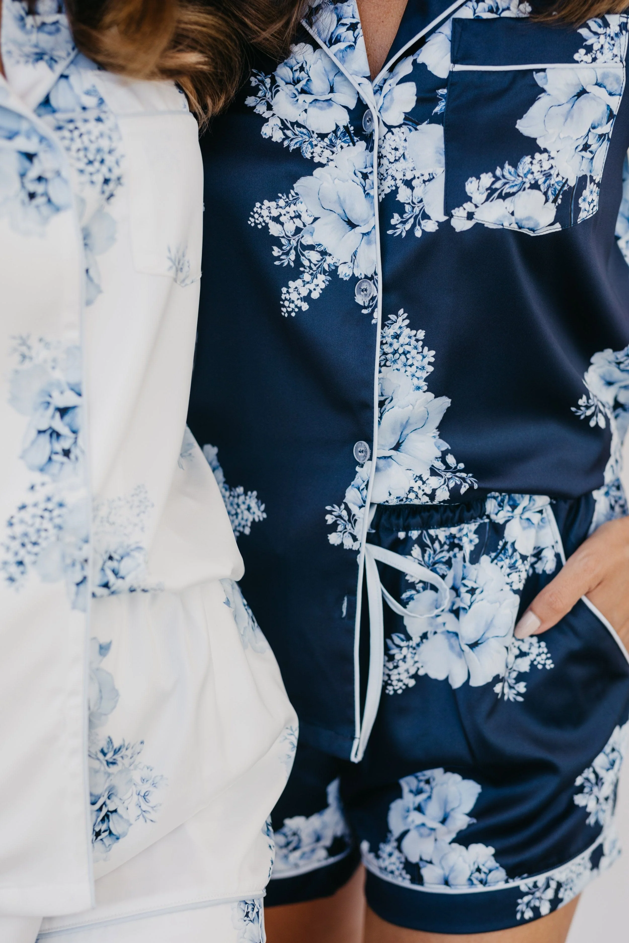 Mileva Bleu De Fleur Printed PJ Set - Image 8