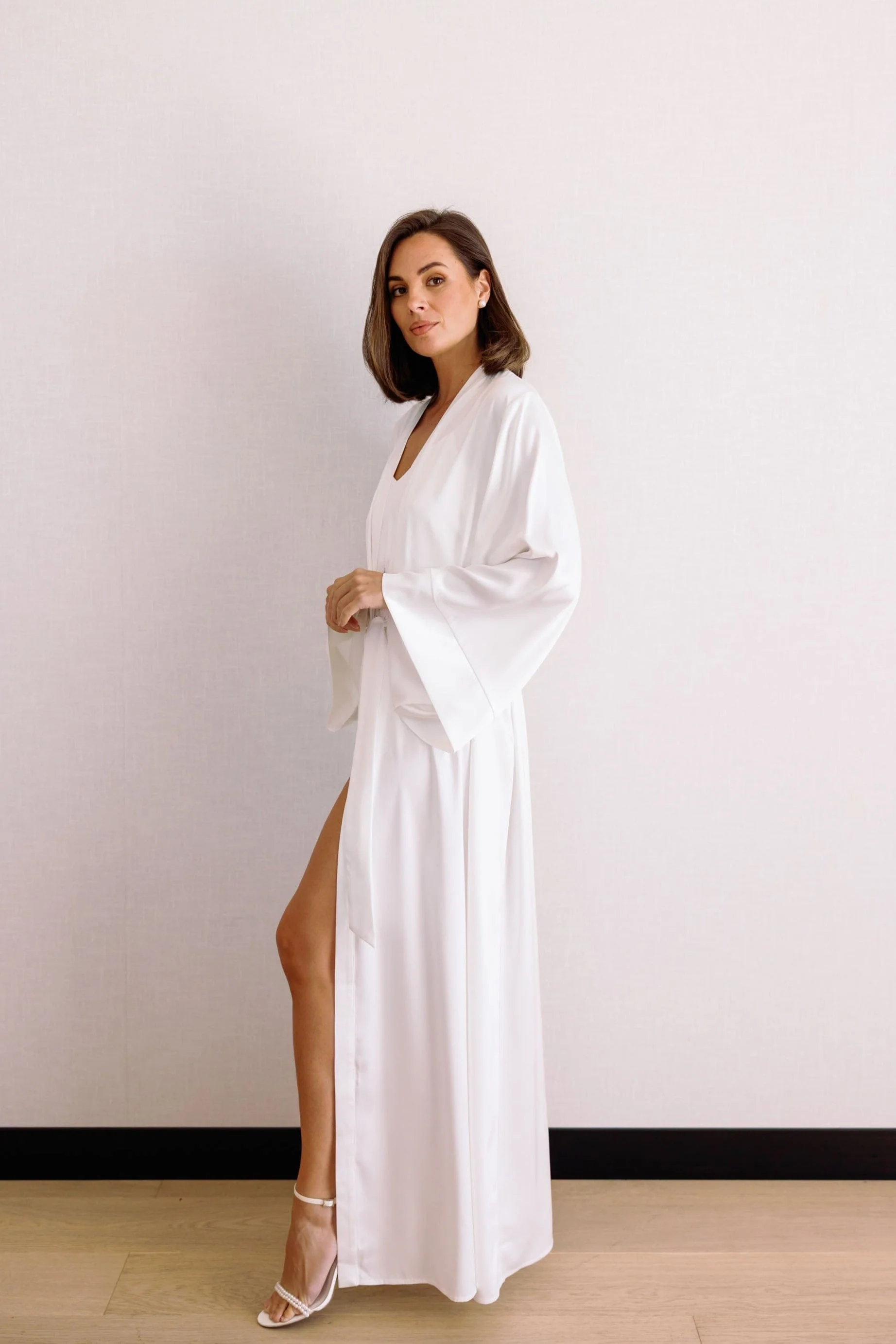 Natalia Satin Bridal Robe - Image 14
