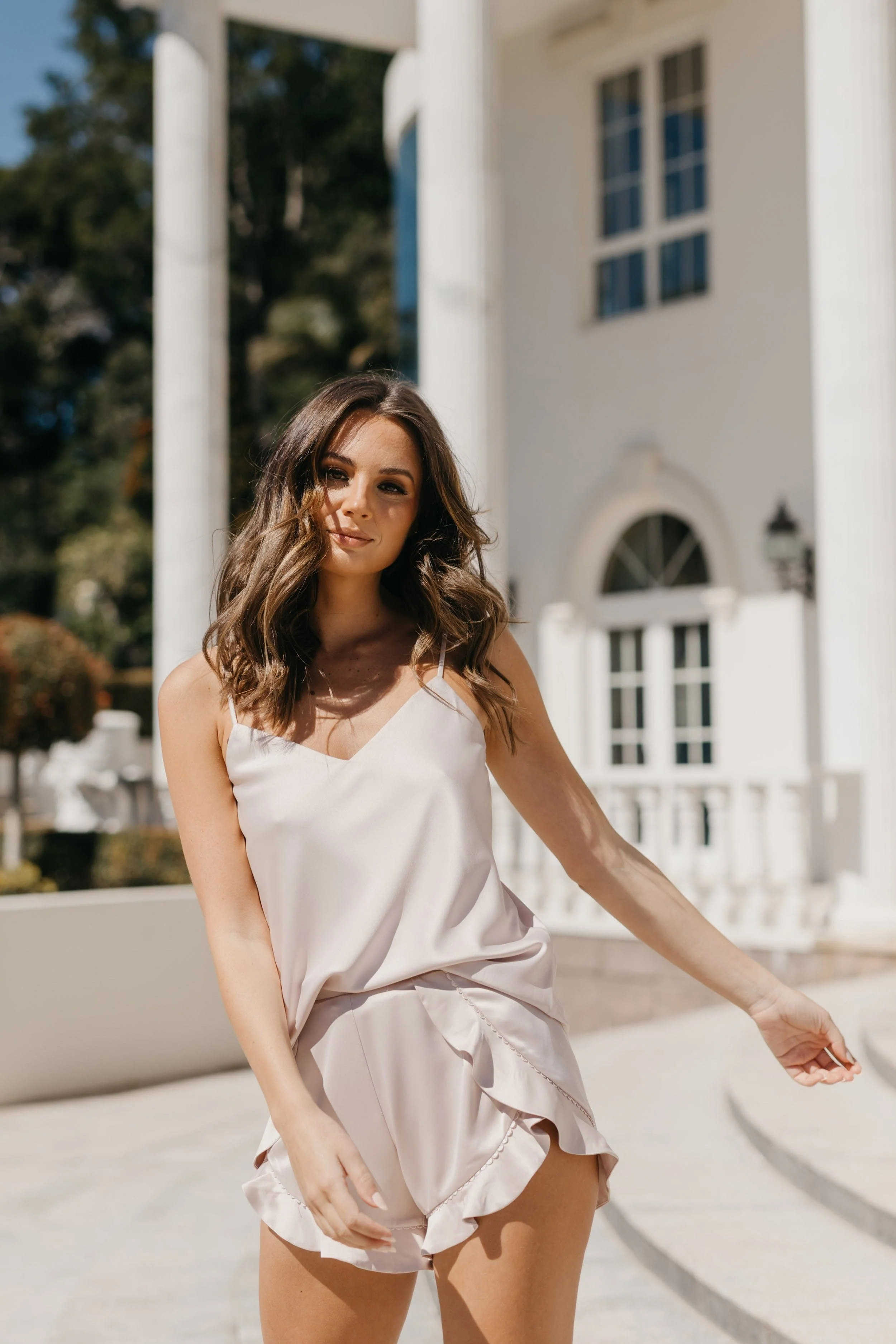 Pia Cami and Ruffle Short Set - Image 11