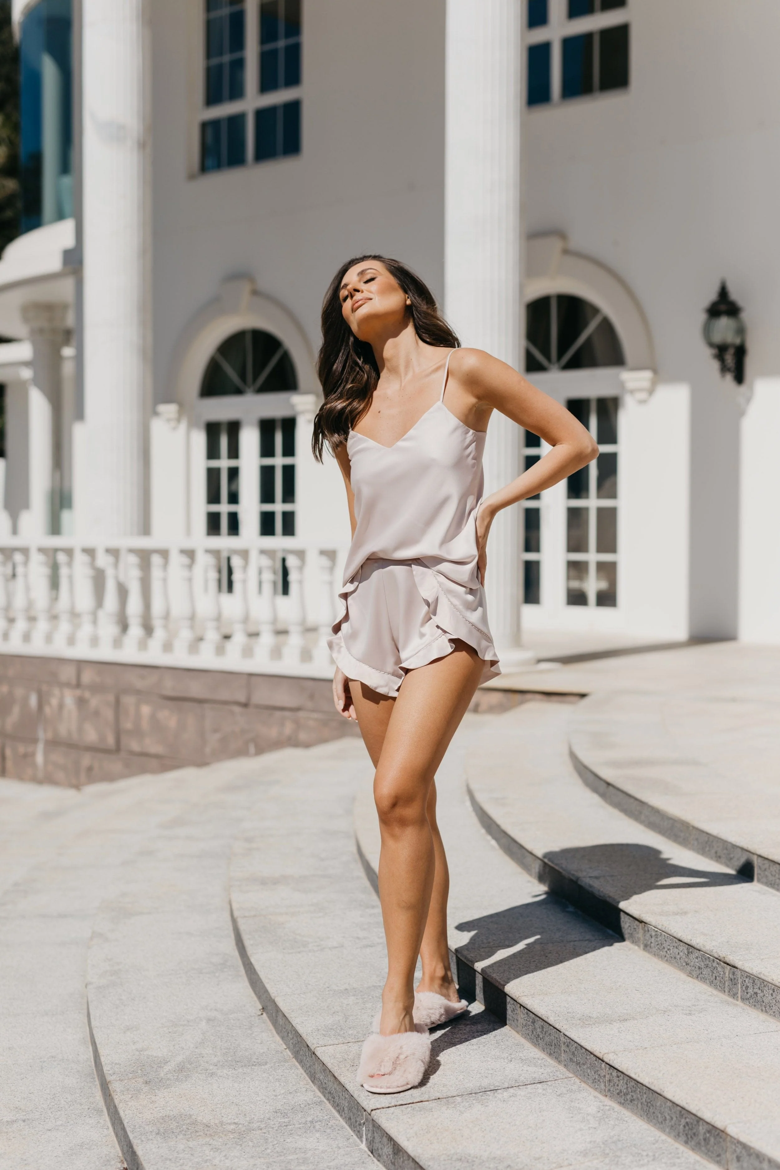 Pia Cami and Ruffle Short Set - Image 12