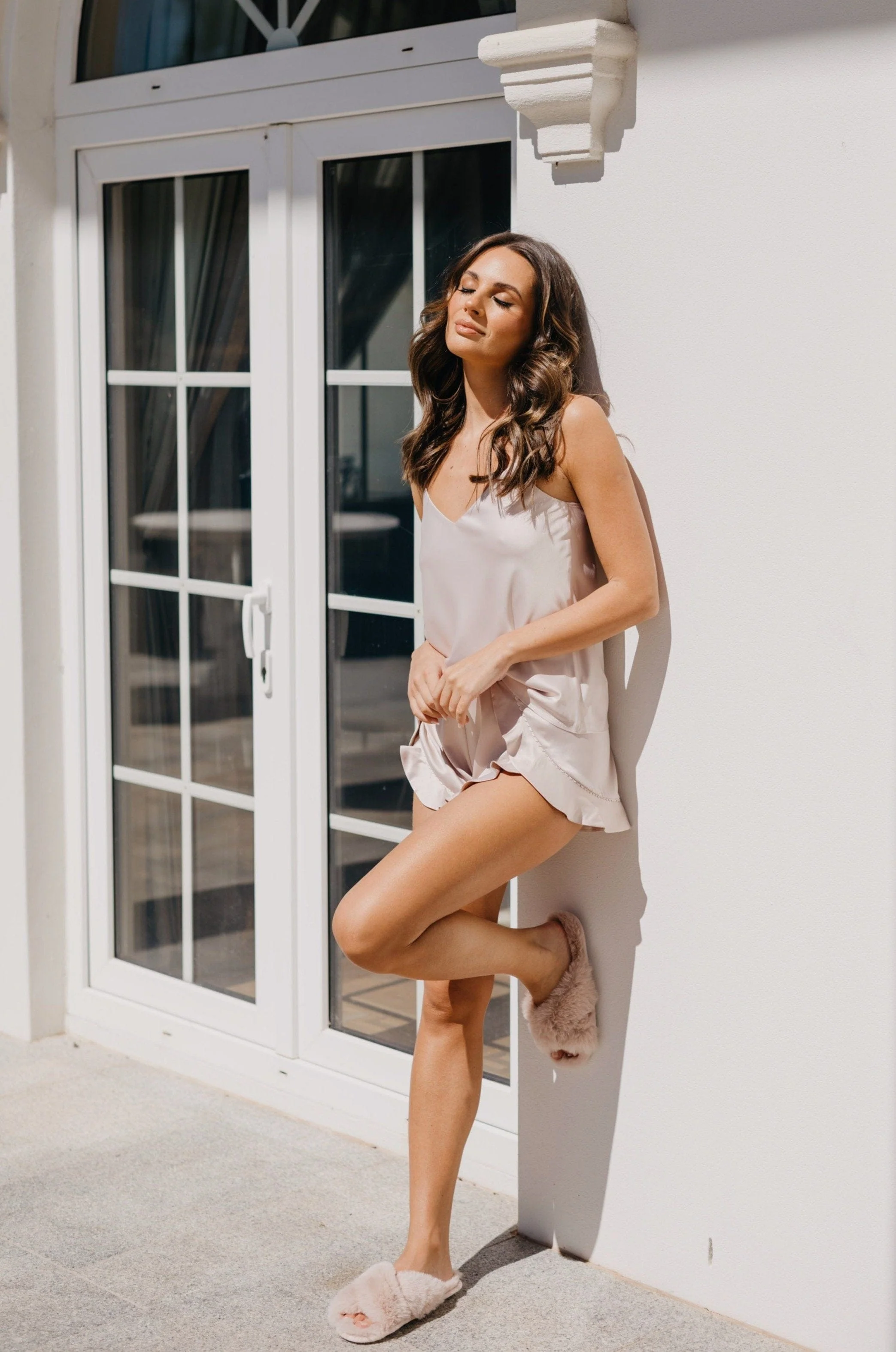 Pia Cami and Ruffle Short Set - Image 9