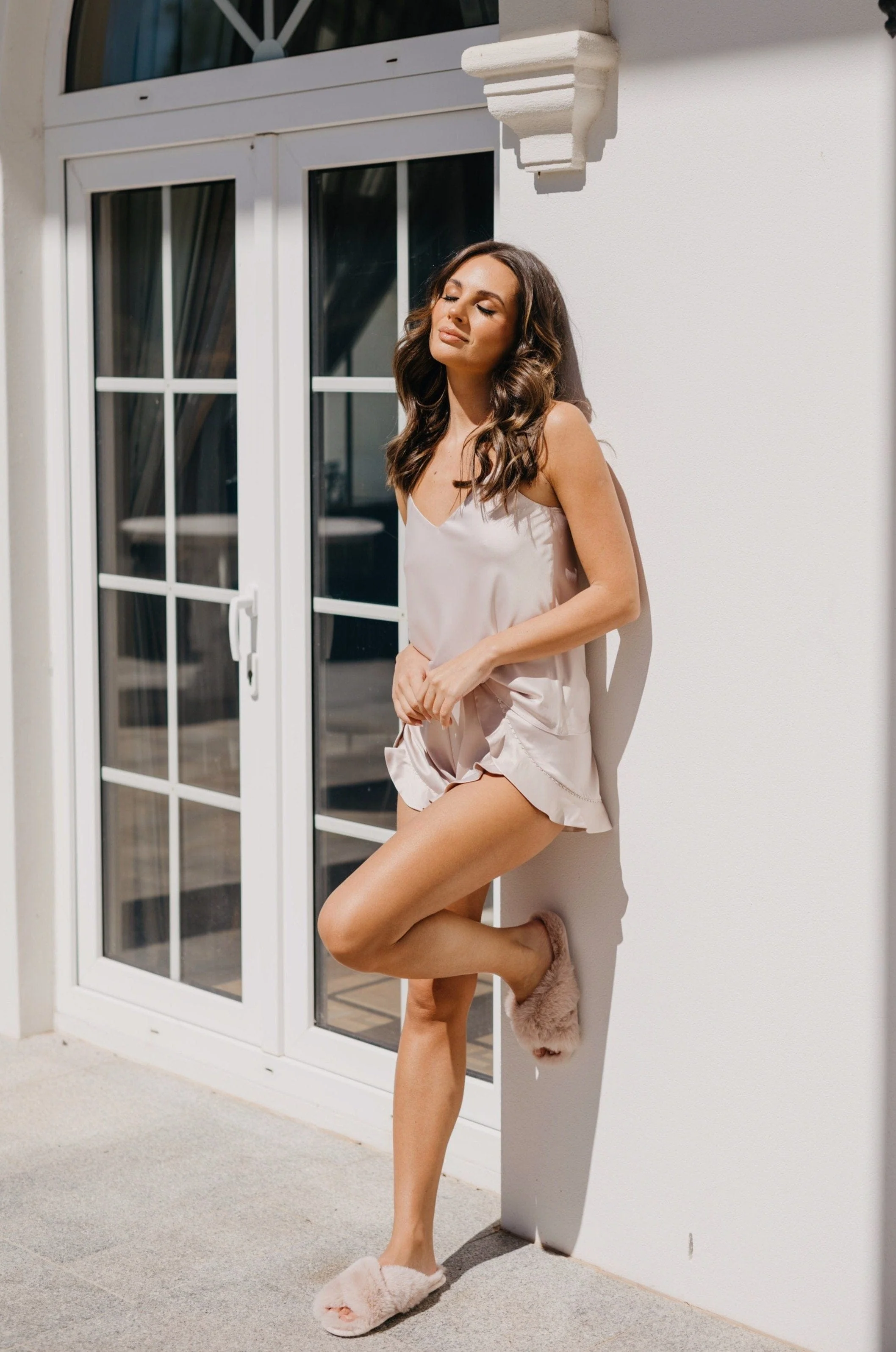 Pia Cami and Ruffle Short Set - Image 3