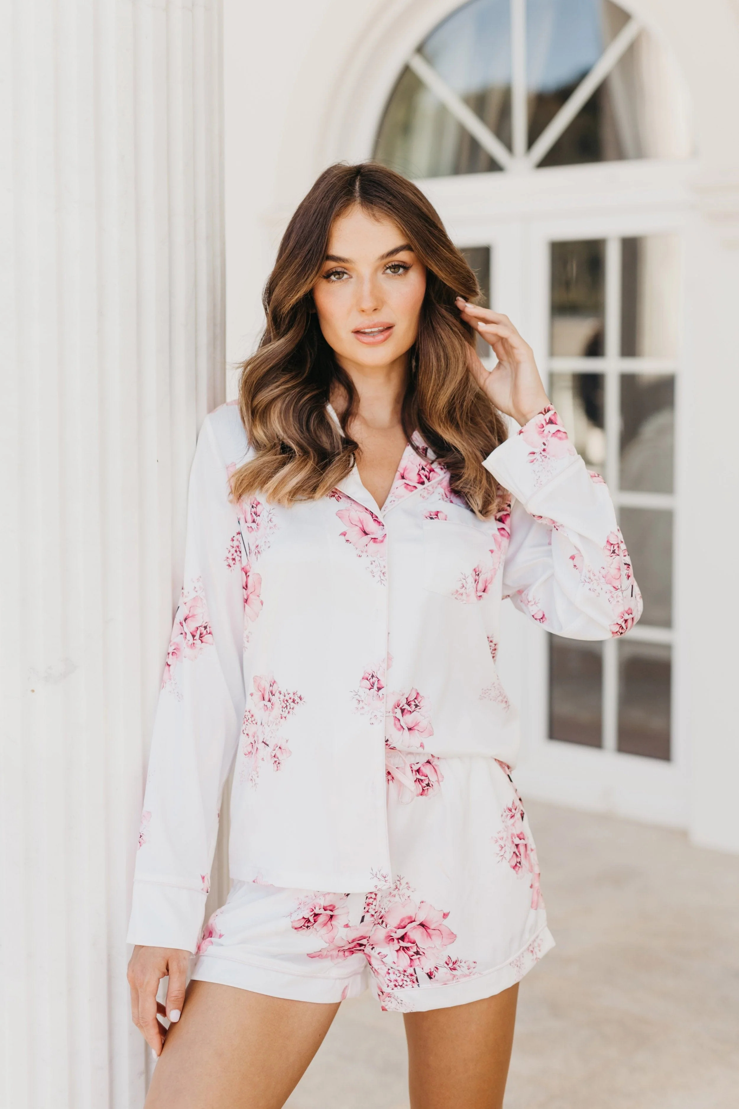 Romi Bouquet De Fleur Printed PJ Set - Image 8
