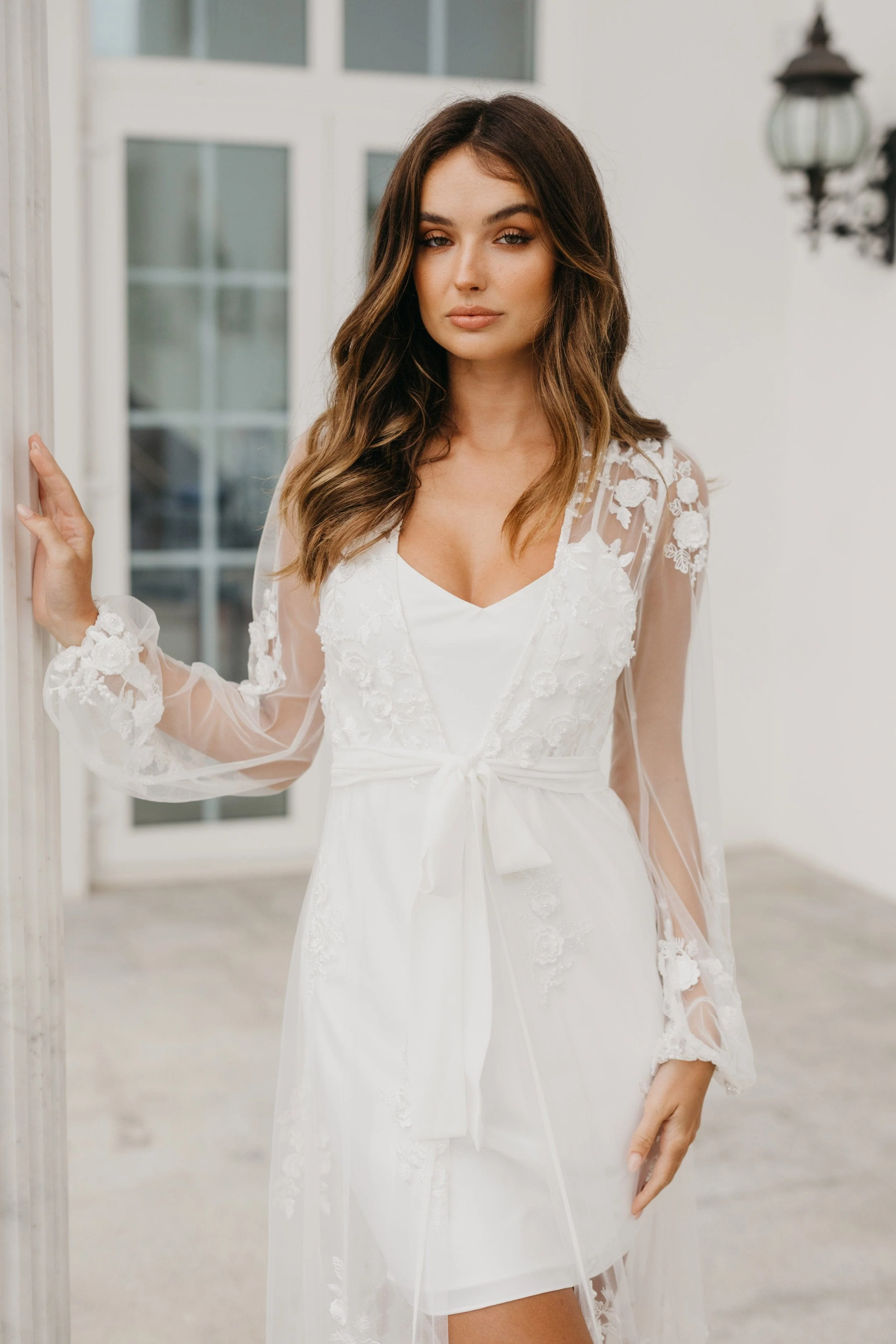 Steffanie Beaded Floral Lace Maxi - Includes Slip - Image 13