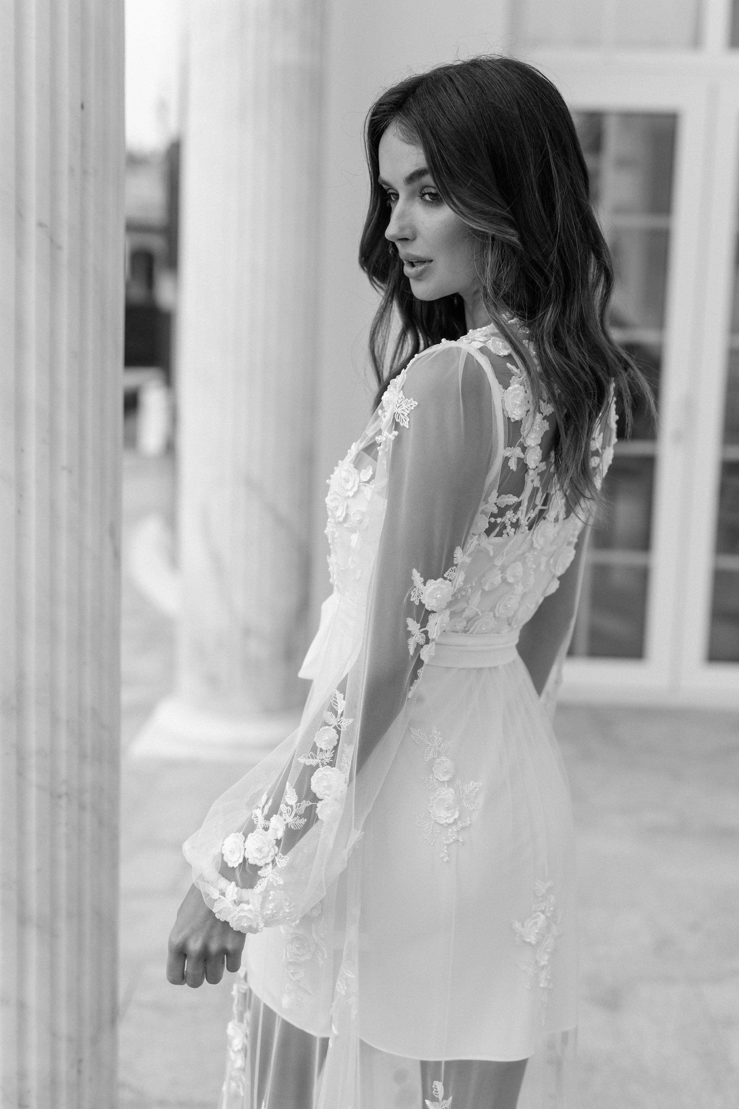 Steffanie Beaded Floral Lace Maxi - Includes Slip - Image 9