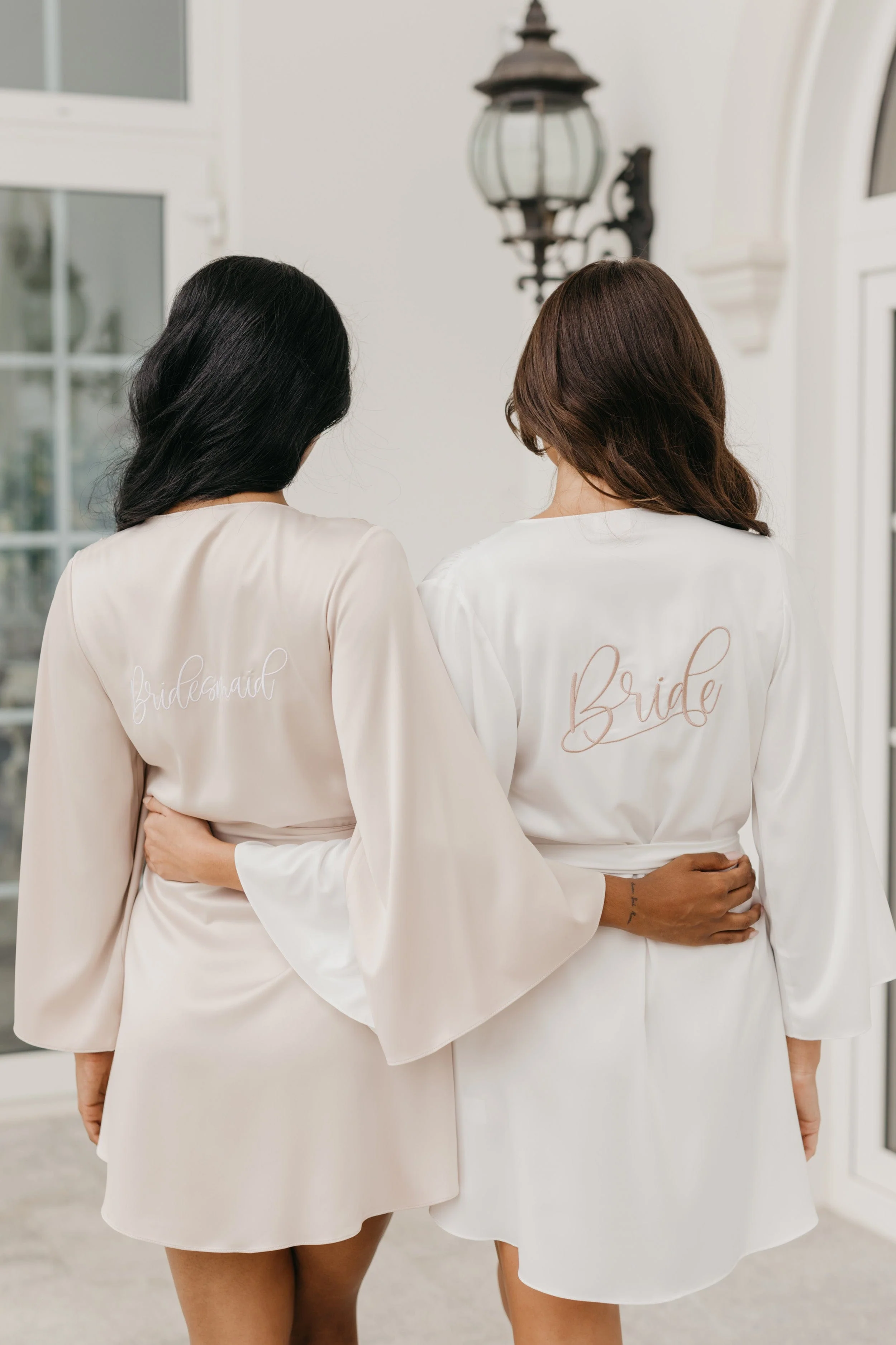Willow Petal Hem Satin Trim Robe - Image 13