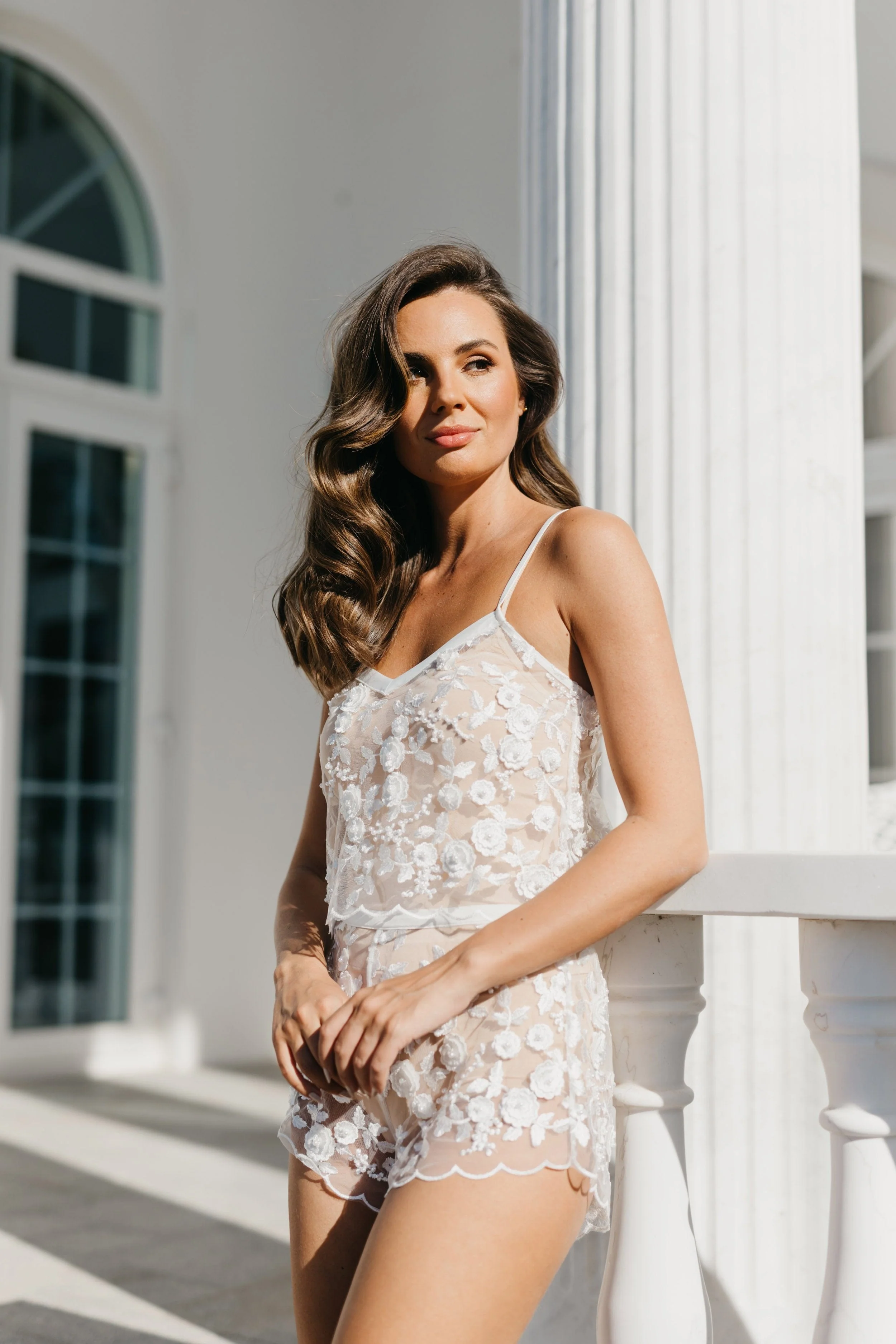 Zara Lace Beaded Bridal Set - Image 13