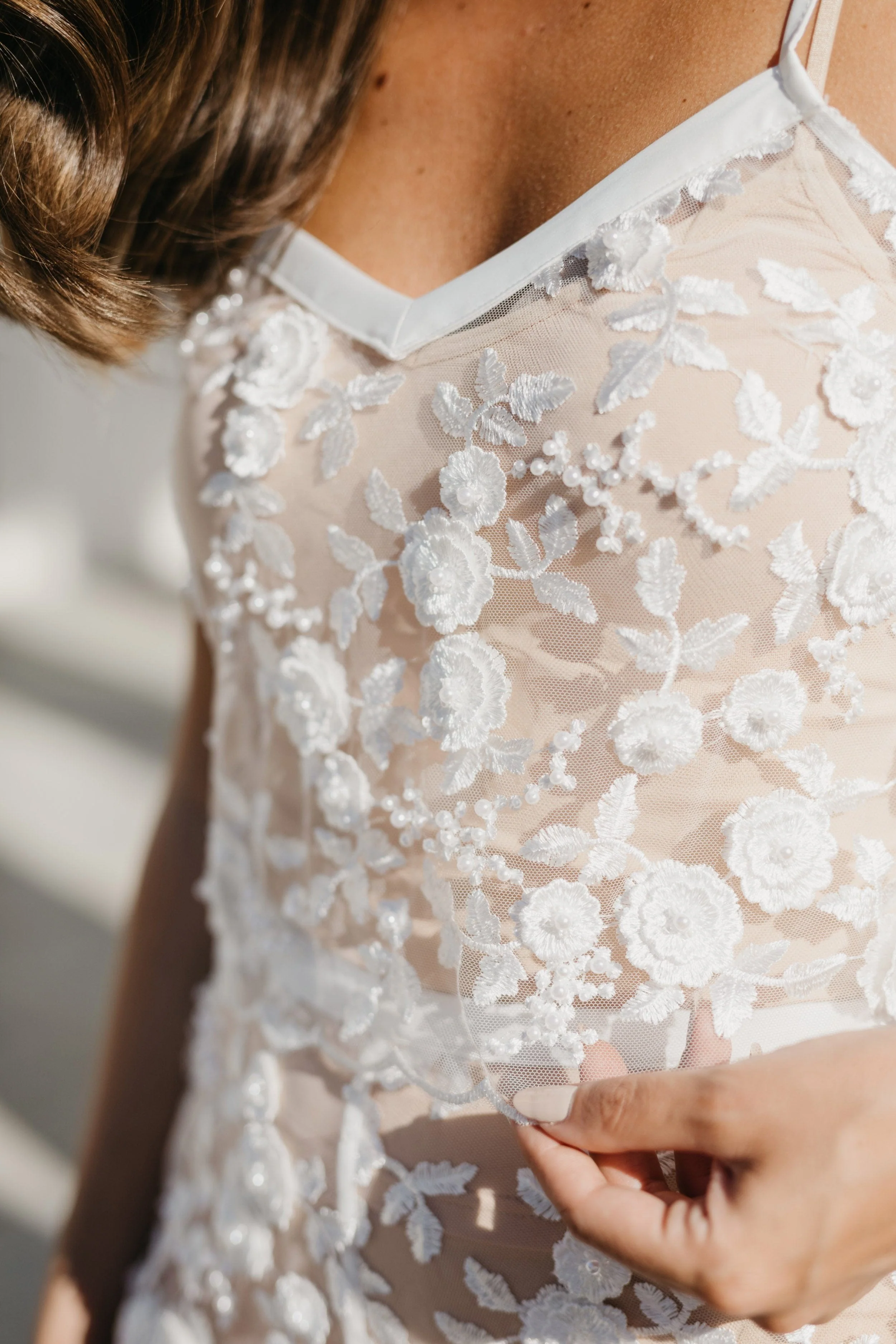 Zara Lace Beaded Bridal Set - Image 14