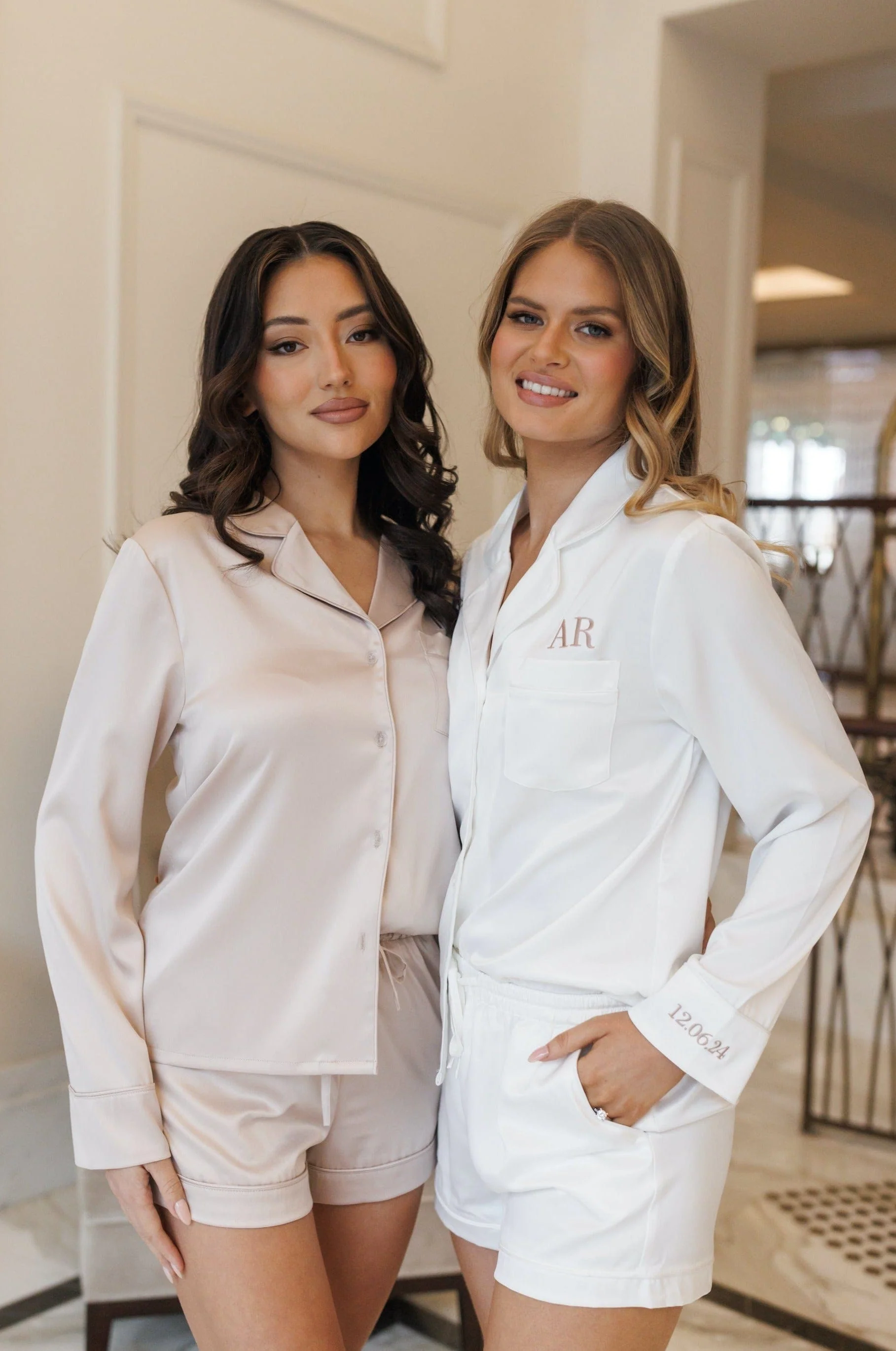 Zoe Premium Satin Bridesmaid Sleep Set - Image 4
